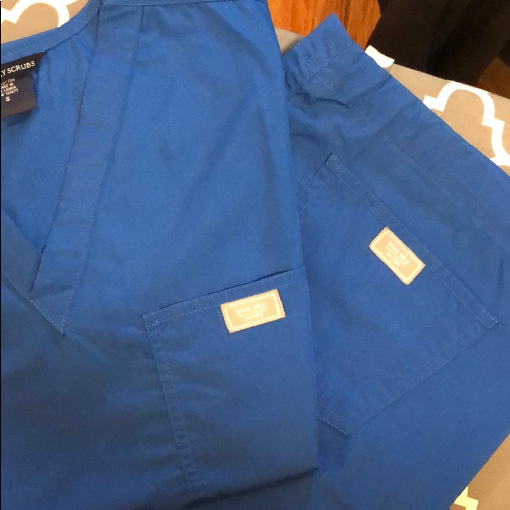 Blue sky scrubs